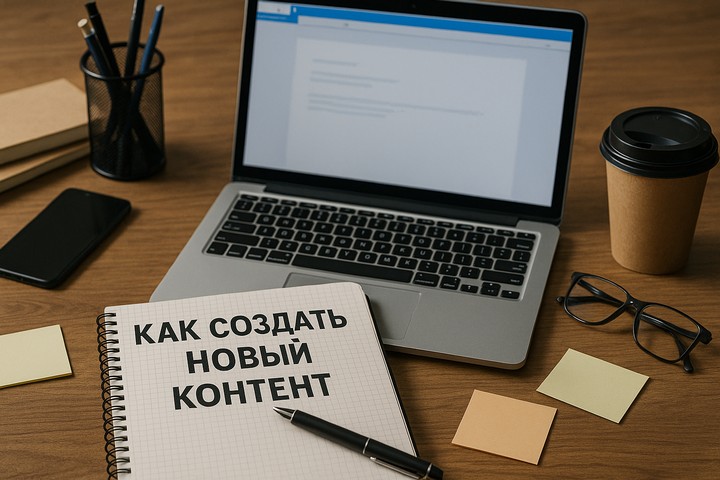 Как создать новый контент